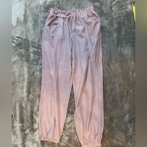 SHEIN Blush Pink Ruffled Fabric